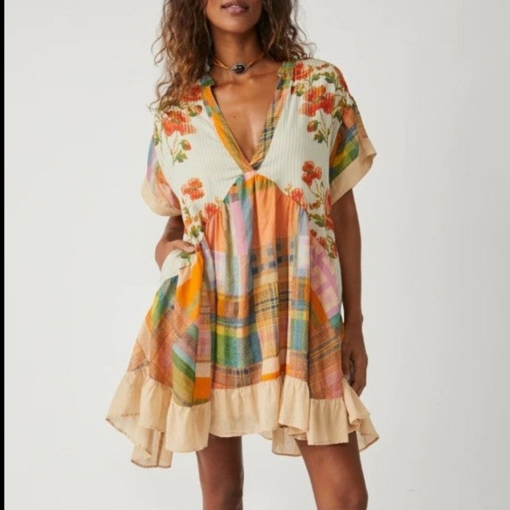 Free People Printed Agnes Spring Combo new medium